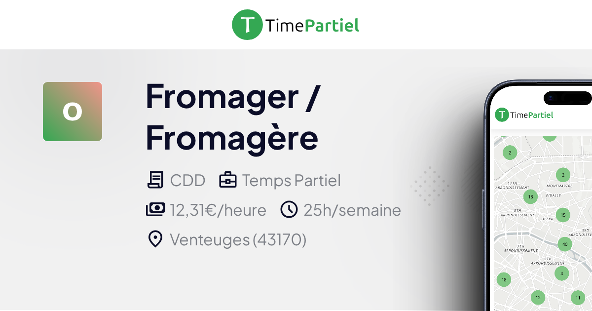 Fromager / Fromagère